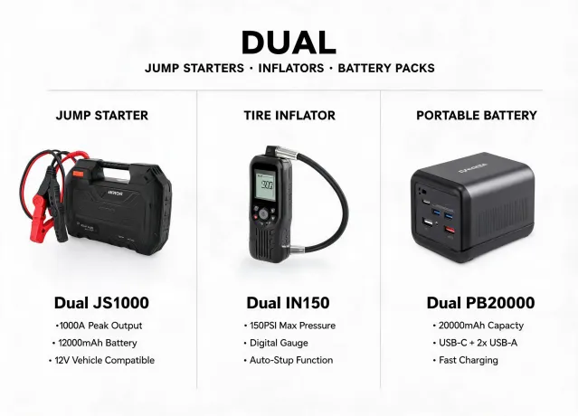 Jump Starters, Inflators & Battery